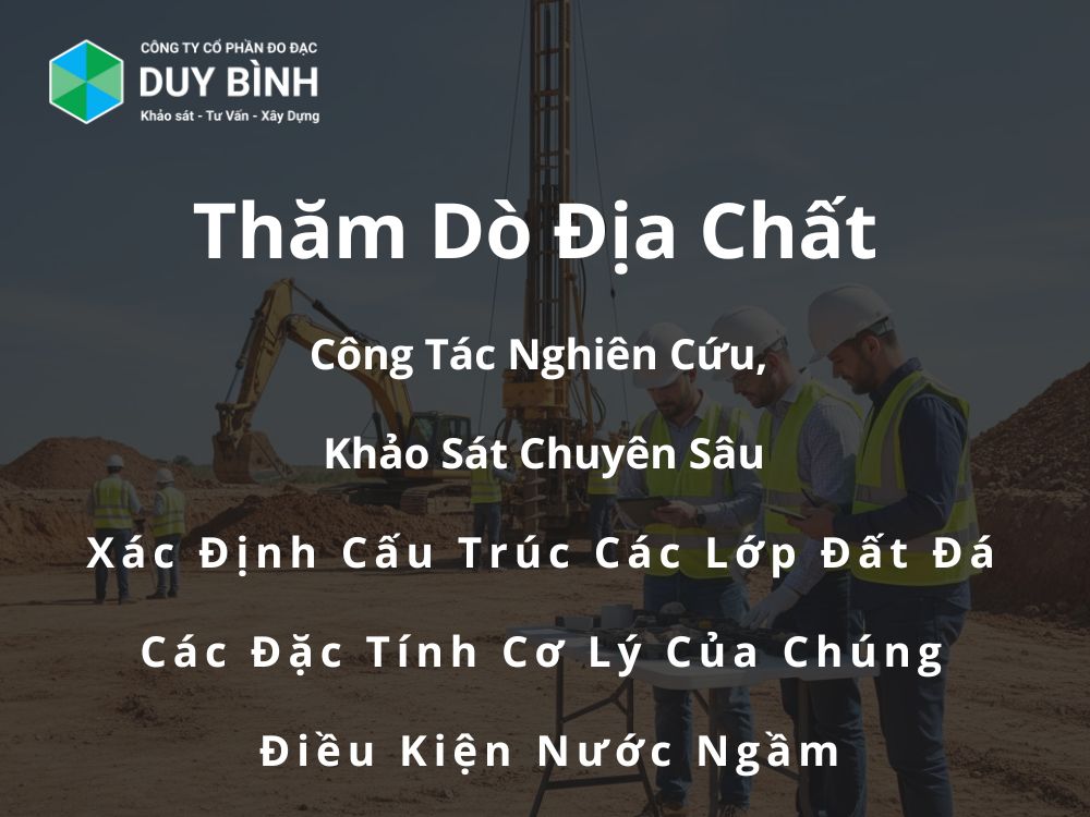 "Thăm dò địa chất" chính xác là gì?